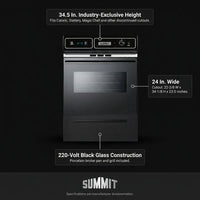 24 In. Single Electric Wall Oven in Black — Results & Stats
