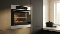 24 In. Single Wall Electric Oven with Convection, Touch Control in Stainless Steel — Lifestyle