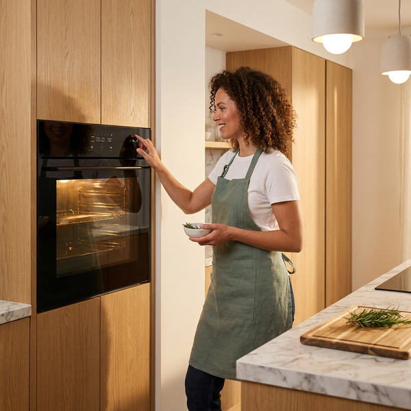 Electric Wall Oven Built to Enhance Daily Cooking, 24-Inch, True Convection, Air Fry Mode, Touch Controls