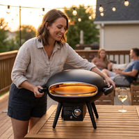 Propane Outdoor Pizza Oven Gas Pizza Oven — Lifestyle