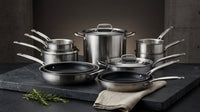 Stainless Steel 11-Piece Cookware Set — Lifestyle